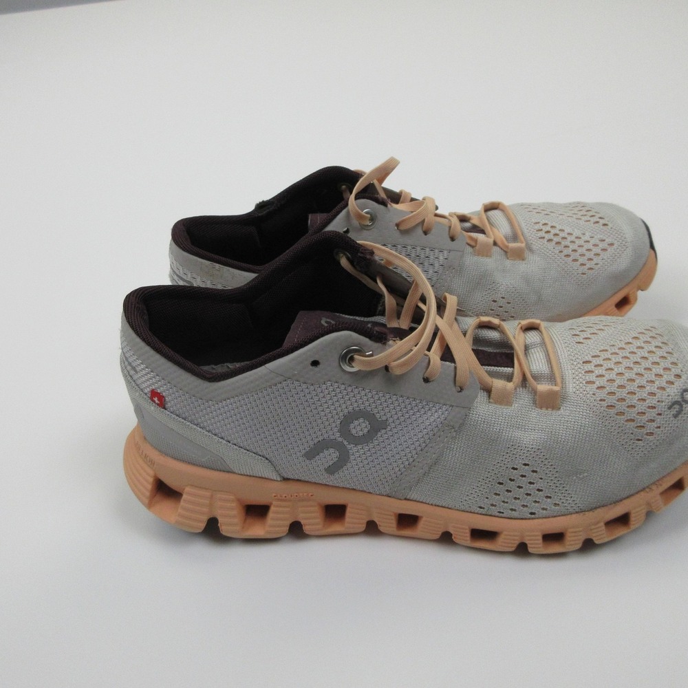 On Running Shoes Womens Size 6 Gray CloudTec Running Sneakers Athletic Mesh